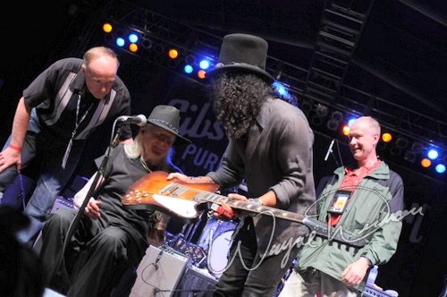 Johnny Winter at Gibson Custom Shop Nashville, TN on June 20, 2008 &mdash; concert photo by Wayne Dennon