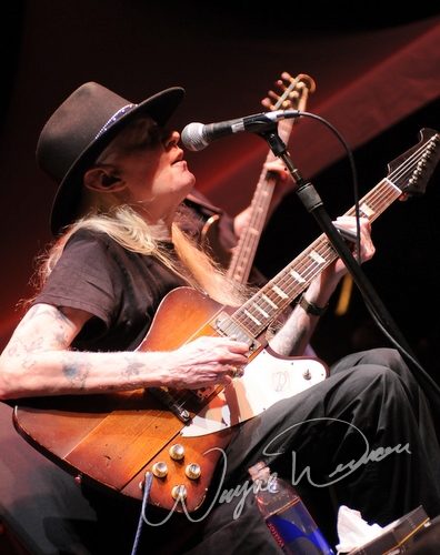 Johnny Winter at Gibson Custom Shop Nashville, TN on June 20, 2008 &mdash; concert photo by Wayne Dennon