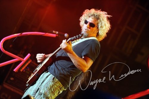Sammy Hagar at Rock the Bayou grounds Houston, TX on August 30, 2008 &mdash; concert photo by Wayne Dennon