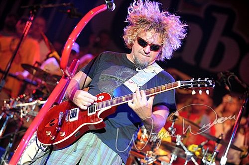 Sammy Hagar at Rock the Bayou grounds Houston, TX on August 30, 2008 &mdash; concert photo by Wayne Dennon