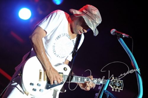 Sammy Hagar at Rock the Bayou grounds Houston, TX on August 30, 2008 &mdash; concert photo by Wayne Dennon