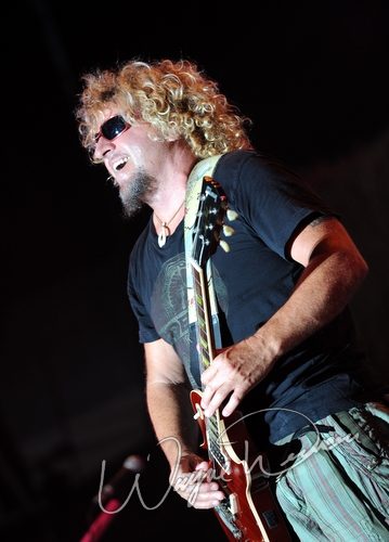 Sammy Hagar concert photo by Wayne Dennon