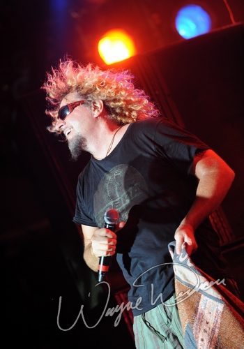 Sammy Hagar at Rock the Bayou grounds Houston, TX on August 30, 2008 &mdash; concert photo by Wayne Dennon