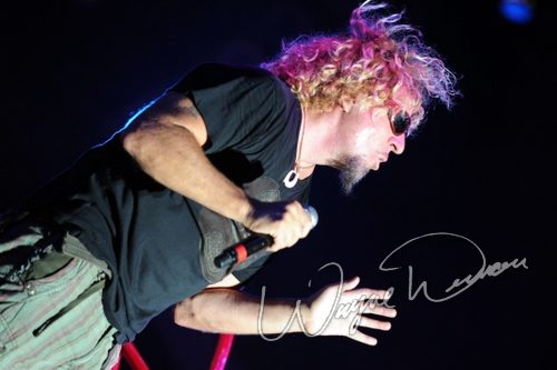 Sammy Hagar at Rock the Bayou grounds Houston, TX on August 30, 2008 &mdash; concert photo by Wayne Dennon