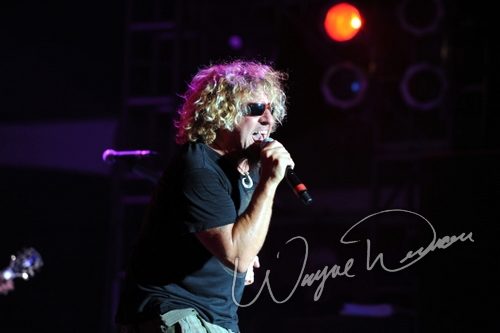 Sammy Hagar at Rock the Bayou grounds Houston, TX on August 30, 2008 &mdash; concert photo by Wayne Dennon