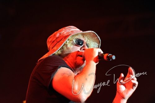 Sammy Hagar at Rock the Bayou grounds Houston, TX on August 30, 2008 &mdash; concert photo by Wayne Dennon