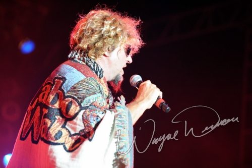 Sammy Hagar at Rock the Bayou grounds Houston, TX on August 30, 2008 &mdash; concert photo by Wayne Dennon