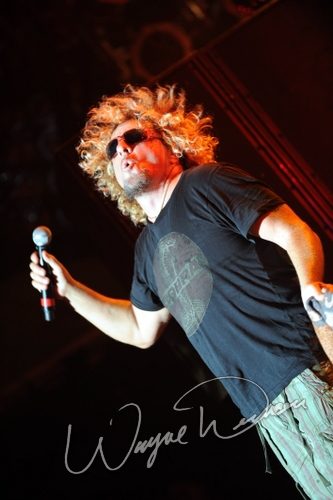 Sammy Hagar at Rock the Bayou grounds Houston, TX on August 30, 2008 &mdash; concert photo by Wayne Dennon