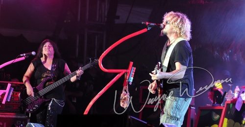 Sammy Hagar at Rock the Bayou grounds Houston, TX on August 30, 2008 &mdash; concert photo by Wayne Dennon