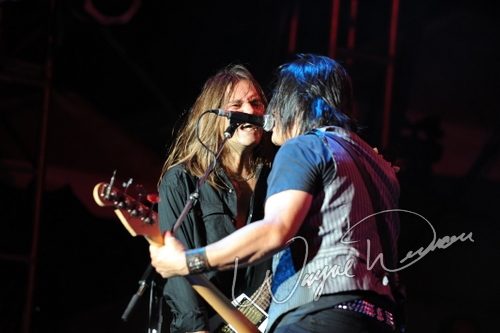 Ratt at Rock the Bayou grounds Houston, TX on August 29, 2008 &mdash; concert photo by Wayne Dennon
