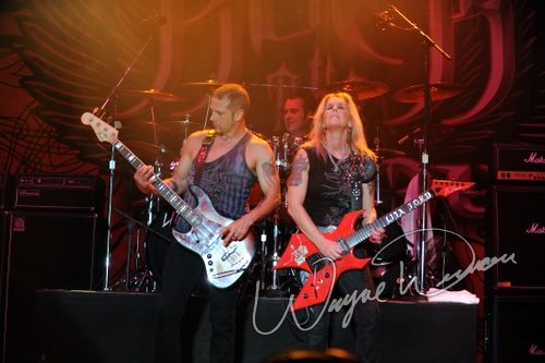 Lita Ford at Rock the Bayou grounds Houston, TX on August 30, 2008 &mdash; concert photo by Wayne Dennon