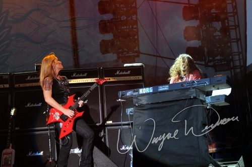 Lita Ford at Rock the Bayou grounds Houston, TX on August 30, 2008 &mdash; concert photo by Wayne Dennon
