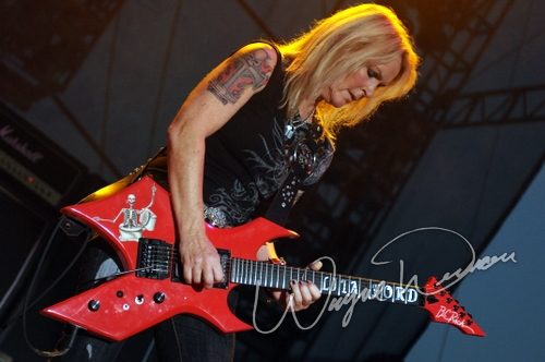 Lita Ford at Rock the Bayou grounds Houston, TX on August 30, 2008 &mdash; concert photo by Wayne Dennon