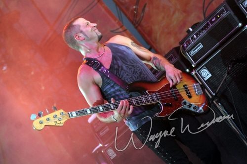Lita Ford at Rock the Bayou grounds Houston, TX on August 30, 2008 &mdash; concert photo by Wayne Dennon