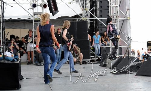 Kix at Rock the Bayou grounds Houston, TX on September 1, 2008 &mdash; concert photo by Wayne Dennon