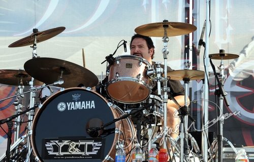 Y&T at Rock the Bayou grounds Houston, TX on August 29, 2008 &mdash; concert photo by Wayne Dennon