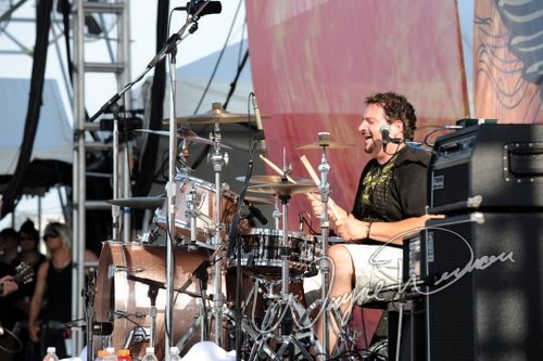 Y&T at Rock the Bayou grounds Houston, TX on August 29, 2008 &mdash; concert photo by Wayne Dennon