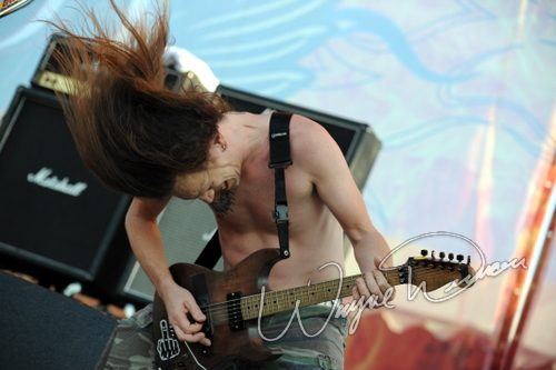 Skid Row at Rock the Bayou grounds Houston, TX on August 29, 2008 &mdash; concert photo by Wayne Dennon