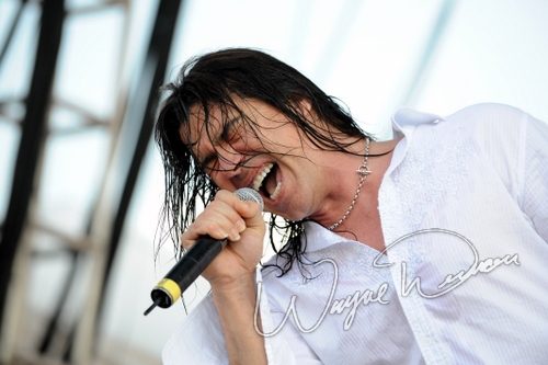 Slaughter at Rock the Bayou grounds Houston, TX on August 31, 2008 &mdash; concert photo by Wayne Dennon