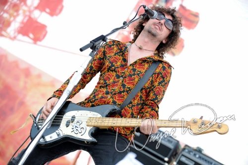 Gilby Clarke at Rock the Bayou grounds Houston, TX on August 29, 2008 &mdash; concert photo by Wayne Dennon