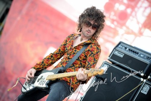 Gilby Clarke at Rock the Bayou grounds Houston, TX on August 29, 2008 &mdash; concert photo by Wayne Dennon
