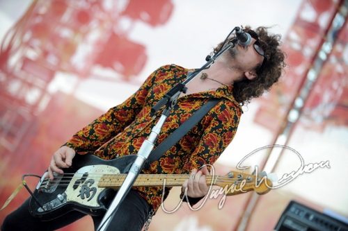 Gilby Clarke at Rock the Bayou grounds Houston, TX on August 29, 2008 &mdash; concert photo by Wayne Dennon