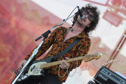 Gilby Clarke at Rock the Bayou grounds Houston, TX on August 29, 2008 &mdash; concert photo by Wayne Dennon