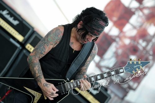 L.A. Guns at Rock the Bayou grounds Houston, TX on August 31, 2008 &mdash; concert photo by Wayne Dennon