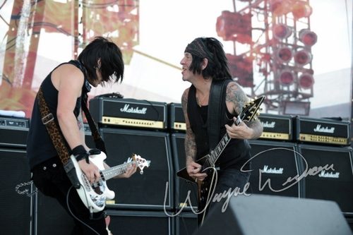 L.A. Guns at Rock the Bayou grounds Houston, TX on August 31, 2008 &mdash; concert photo by Wayne Dennon