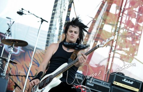 L.A. Guns at Rock the Bayou grounds Houston, TX on August 31, 2008 &mdash; concert photo by Wayne Dennon