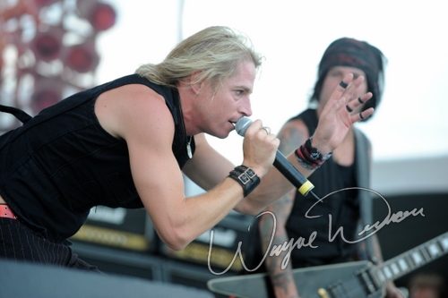 L.A. Guns at Rock the Bayou grounds Houston, TX on August 31, 2008 &mdash; concert photo by Wayne Dennon