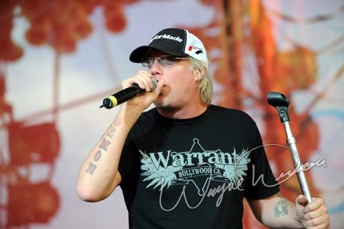 Warrant at Rock the Bayou grounds Houston, TX on August 31, 2008 &mdash; concert photo by Wayne Dennon
