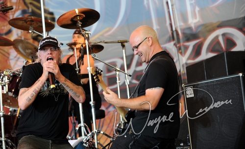 Warrant at Rock the Bayou grounds Houston, TX on August 31, 2008 &mdash; concert photo by Wayne Dennon