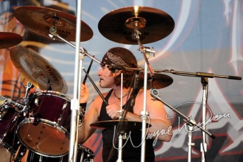 Warrant at Rock the Bayou grounds Houston, TX on August 31, 2008 &mdash; concert photo by Wayne Dennon