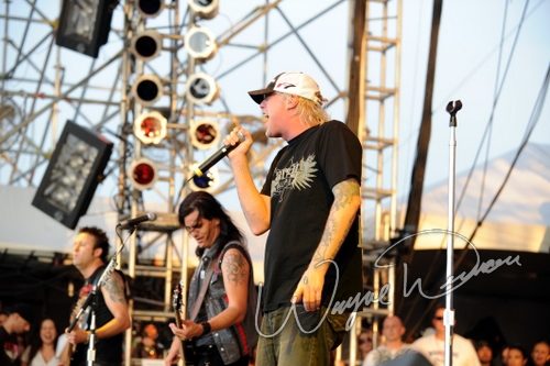 Warrant at Rock the Bayou grounds Houston, TX on August 31, 2008 &mdash; concert photo by Wayne Dennon