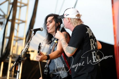 Warrant at Rock the Bayou grounds Houston, TX on August 31, 2008 &mdash; concert photo by Wayne Dennon