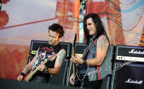 Warrant at Rock the Bayou grounds Houston, TX on August 31, 2008 &mdash; concert photo by Wayne Dennon
