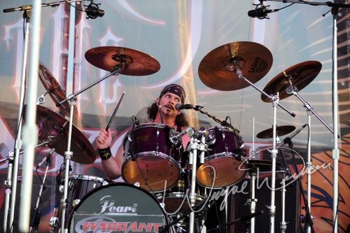 Warrant at Rock the Bayou grounds Houston, TX on August 31, 2008 &mdash; concert photo by Wayne Dennon