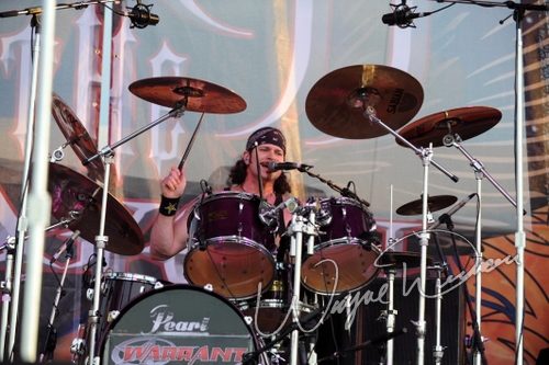 Warrant at Rock the Bayou grounds Houston, TX on August 31, 2008 &mdash; concert photo by Wayne Dennon
