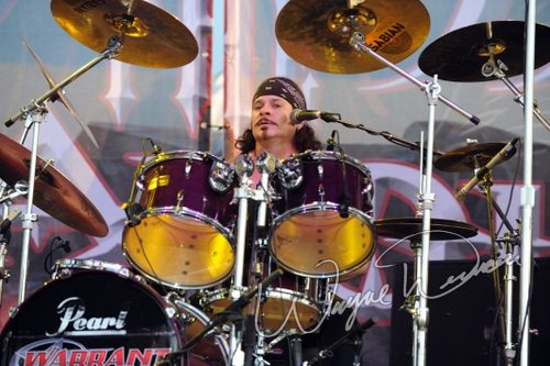 Warrant at Rock the Bayou grounds Houston, TX on August 31, 2008 &mdash; concert photo by Wayne Dennon