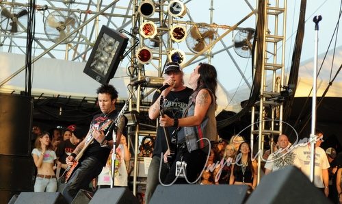 Warrant at Rock the Bayou grounds Houston, TX on August 31, 2008 &mdash; concert photo by Wayne Dennon