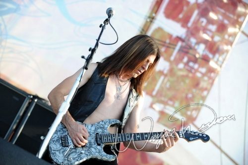 Dokken at Rock the Bayou grounds Houston, TX on August 30, 2008 &mdash; concert photo by Wayne Dennon