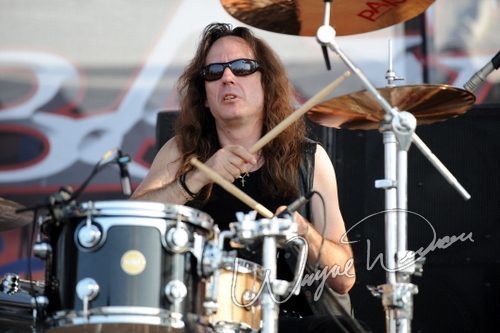 Dokken at Rock the Bayou grounds Houston, TX on August 30, 2008 &mdash; concert photo by Wayne Dennon