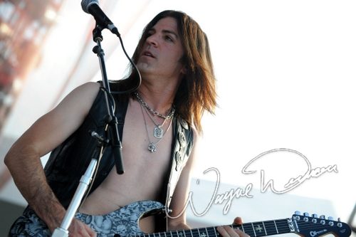 Dokken at Rock the Bayou grounds Houston, TX on August 30, 2008 &mdash; concert photo by Wayne Dennon