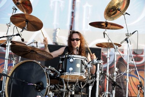 Dokken at Rock the Bayou grounds Houston, TX on August 30, 2008 &mdash; concert photo by Wayne Dennon