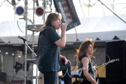 Dokken at Rock the Bayou grounds Houston, TX on August 30, 2008 &mdash; concert photo by Wayne Dennon