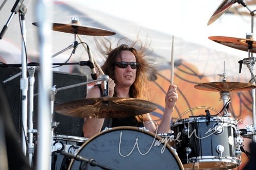 Dokken at Rock the Bayou grounds Houston, TX on August 30, 2008 &mdash; concert photo by Wayne Dennon