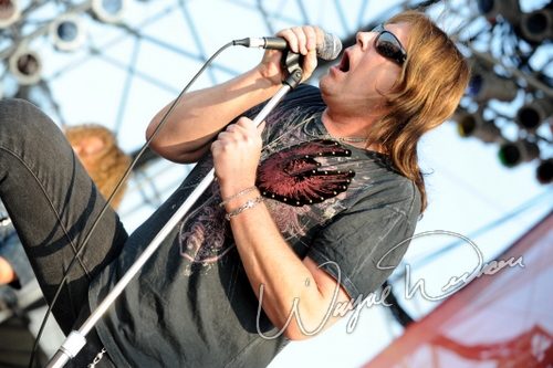 Dokken at Rock the Bayou grounds Houston, TX on August 30, 2008 &mdash; concert photo by Wayne Dennon
