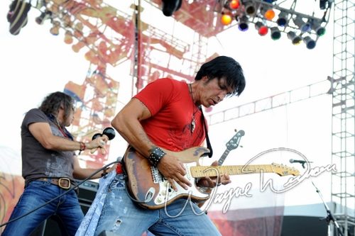 Lynch Mob at Rock the Bayou grounds Houston, TX on August 29, 2008 &mdash; concert photo by Wayne Dennon
