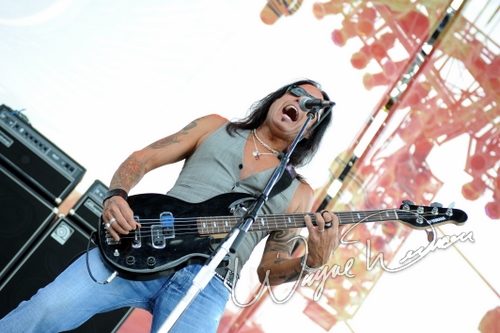 Lynch Mob at Rock the Bayou grounds Houston, TX on August 29, 2008 &mdash; concert photo by Wayne Dennon